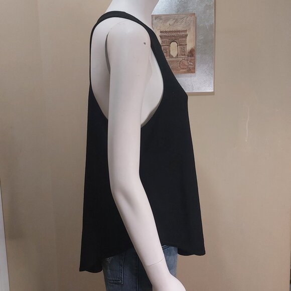 Aritzia Wilfred Free Black Burnette Trapeze Knit Tank Top - Picture 2 of 8